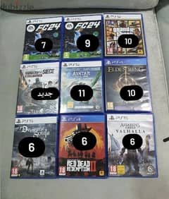 Playstation games excellent condition