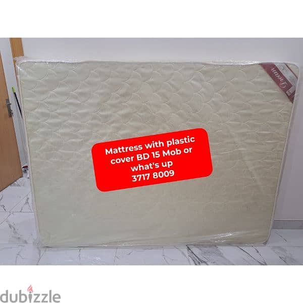 Bed with mattress size 120x200 and other household items for sale 5