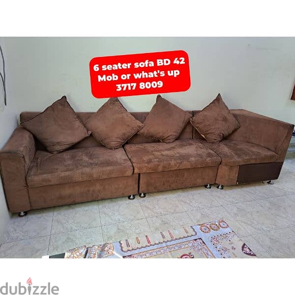 Bed with mattress size 120x200 and other household items for sale 19