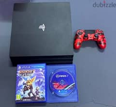 PS4 Pro 4K 1000GB 2 Games 1 Original Controller