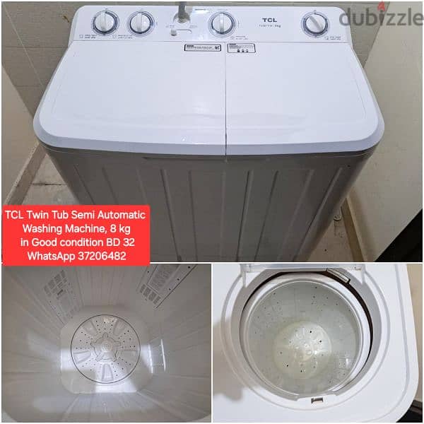 Toshiba washing machine and other items for sale with Delivery 16