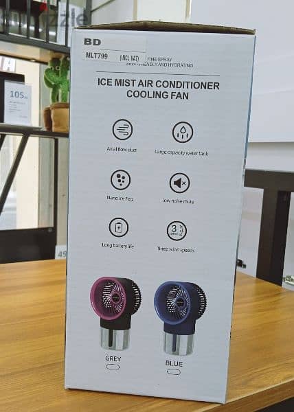 Ice mist air conditioner cooling fan 1