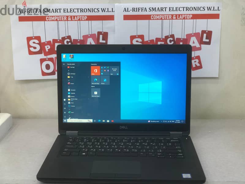 DELL Core i5 7th Gen Laptop 8GB RAM + M. 2 256GB SSD 14" Full HDD 0