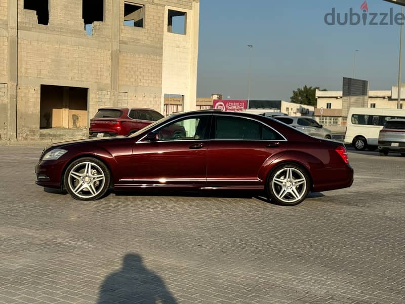 Mercedes-Benz S350 2011 maroon 2