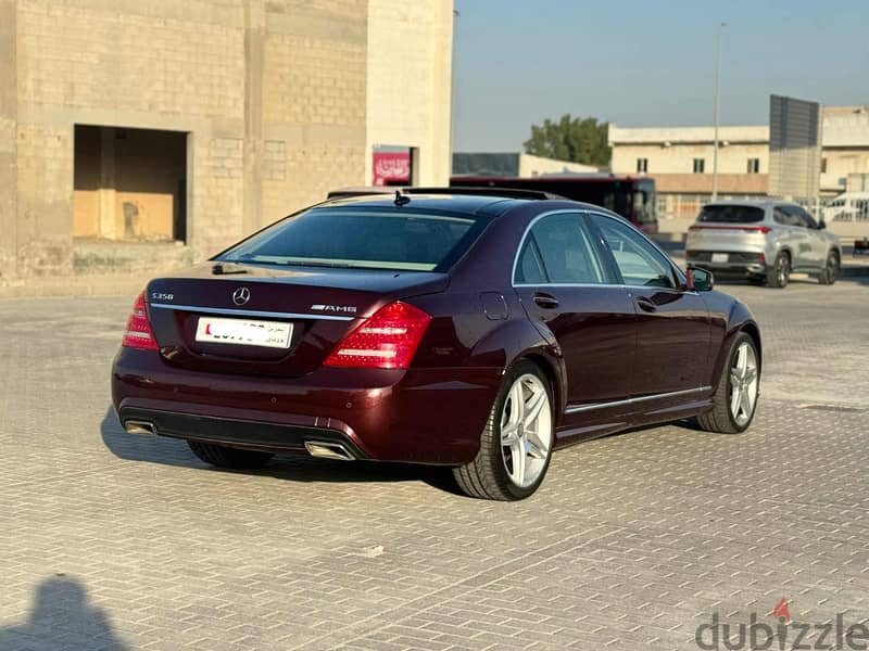 Mercedes-Benz S350 2011 maroon 6