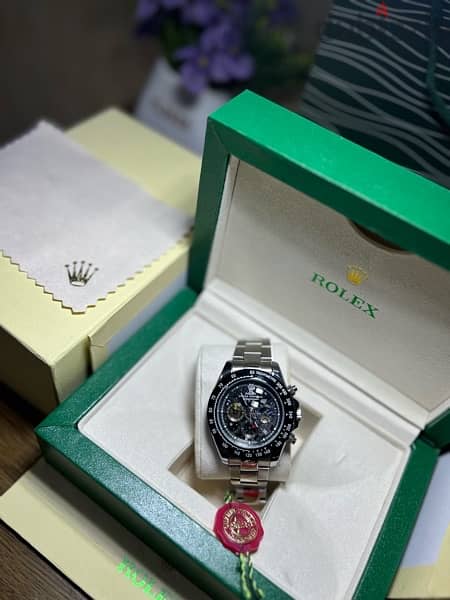 Rolex Daytona skeleton chronograph working 0