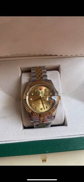 datejust ROLEX gold and diamond 2