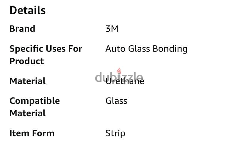 3M window glass Urethane Cartridge 2