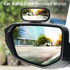 Car Rearview Auxiliary HD Glass Parking Aid Mirror 360-degree Wid