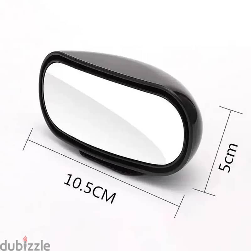 Car Rearview Auxiliary HD Glass Parking Aid Mirror 360-degree Wid 2