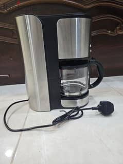 Cookworks Stainless Steel Coffee Maker with Timer 0