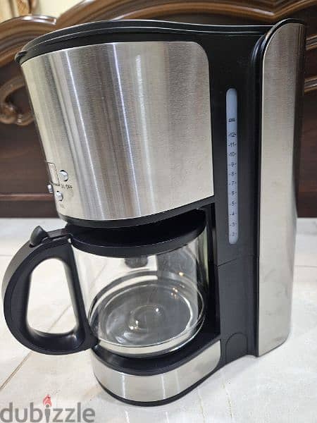 Cookworks Stainless Steel Coffee Maker with Timer 2