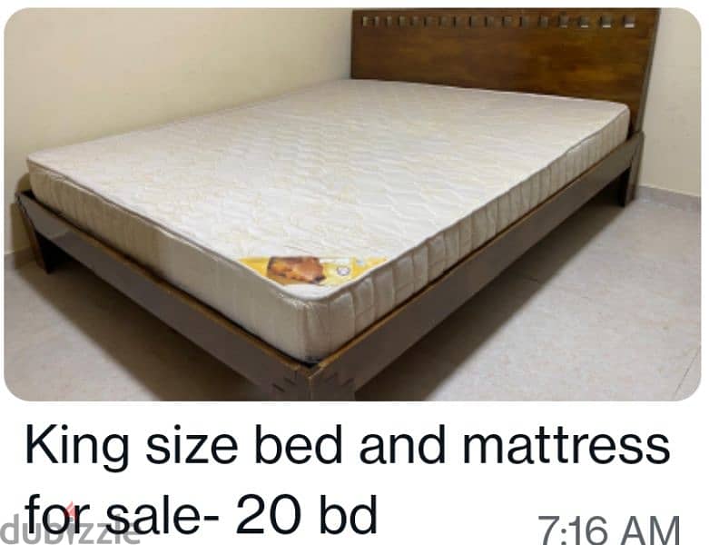 bed nd matress 0