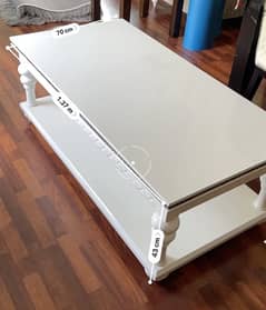 White wooden table for sale