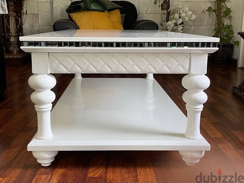 White wooden table for sale 1