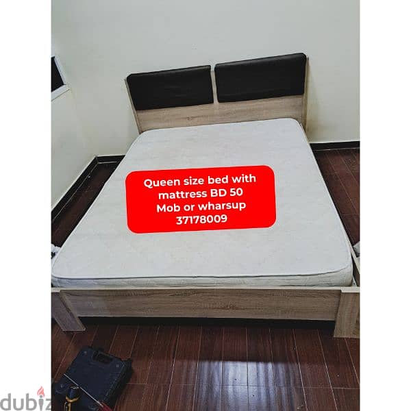 Singel bed with mattress and other household items for sale 6