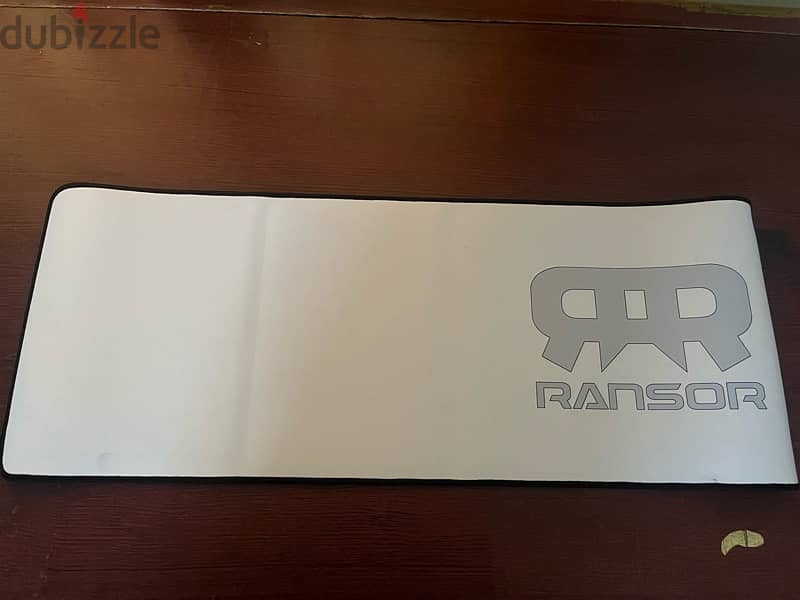 RANSOR Gaming Moozepad Classic white- 80x30 2