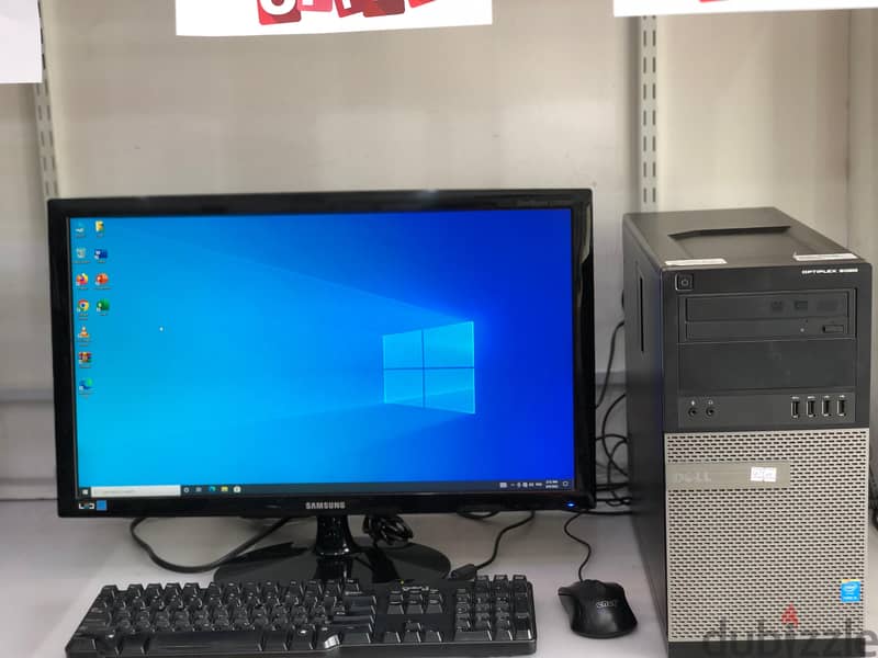 DELL i5 4th Gen Computer Set 4GB RAM + 500GB HDD with Samsung 23'' M 0