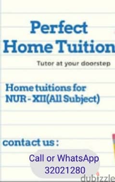 Well Experience Home Tutor