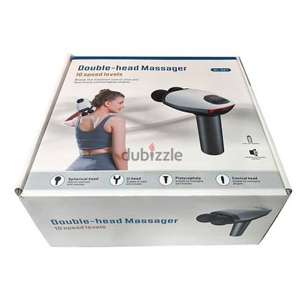 DUAL HEAD GUN MASSAGER For Full Body 3