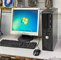 Dell MFF Computer Set Core 2Duo With 17"Monitor RAM 2GB 160GB HDD 0