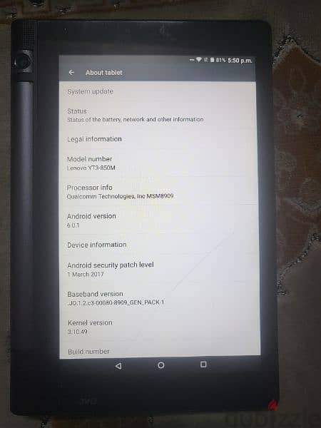 lenovo yoga tab for sale with sim and memory support 0