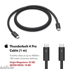 Apple Thunderbolt 4 (USB‑C) Pro Cable