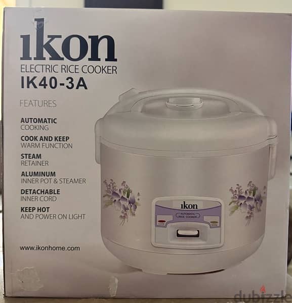 New and Sealed iKon electric rice cooker 1