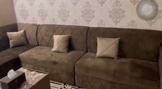 11 Seater L Shape arabic Sofa Set with 2 tables For sale