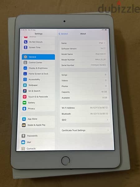 iPad mini 4th generation 1