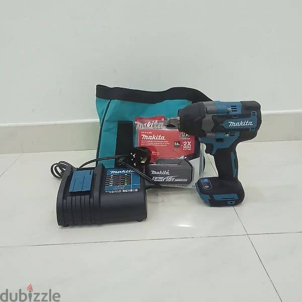 New makita Cordless Brushless Impact Wrench 1/2" مفك اطارات وصواميل 1