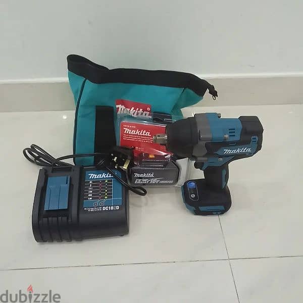 New makita Cordless Brushless Impact Wrench 1/2" مفك اطارات وصواميل 7