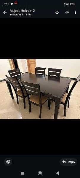 dining table and 6 chairs 3