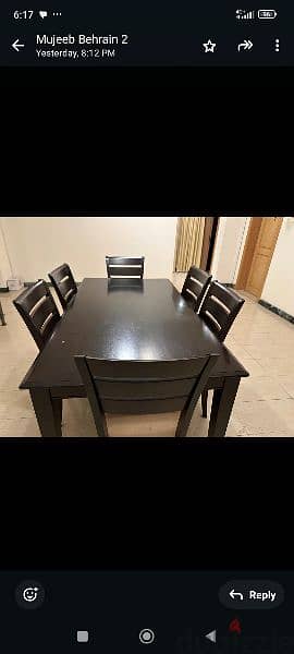 dining table and 6 chairs 4