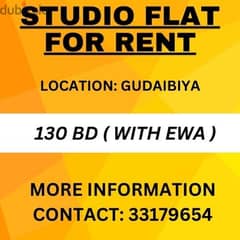 STUDIO FLAT FOR RENT