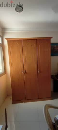 Cupboard, Coat, Bed & Table For Sale