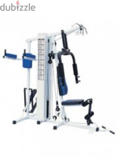 3 Station home gym with iron plats 80kg 1