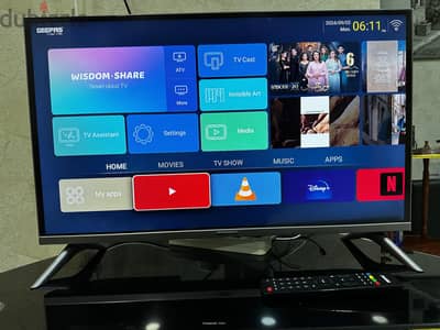 GEEPAS 32” Smart TV