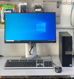 Dell SFF Core i7 6th Gen Computer Set 24"Border Less Monitor 8GB RAM 0