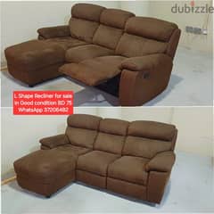 L Shape Sofa and other items for sale with Delivery