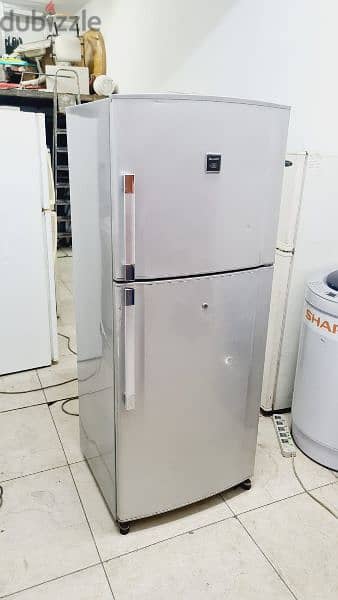 Sharp Double door fridge for sale with free delivery & Warranty 2