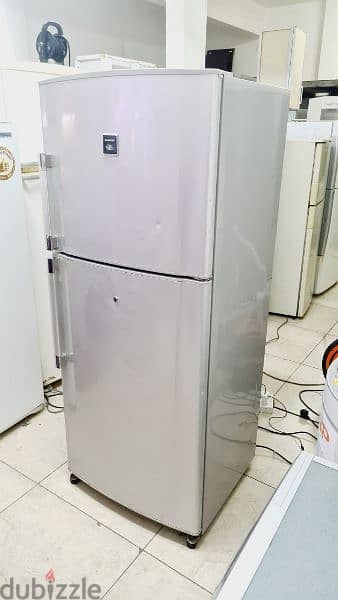 Sharp Double door fridge for sale with free delivery & Warranty 3