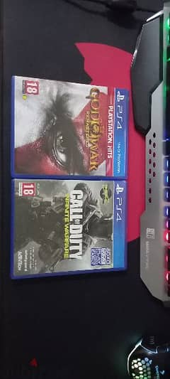 call of duty and god of war 3 for sale