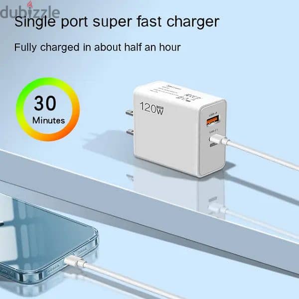 USB C Fast Charger,120W USB C Charging Station,6-Port USB C Wall 2