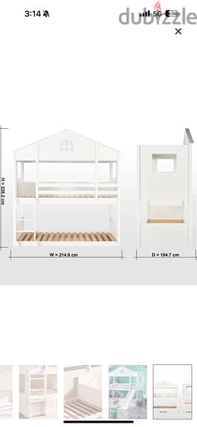 Harper House Bunk Bed For Sale With Mattress 6