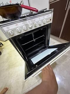 Ac, fridge,  washing machine . Cooking range with gas cylinder