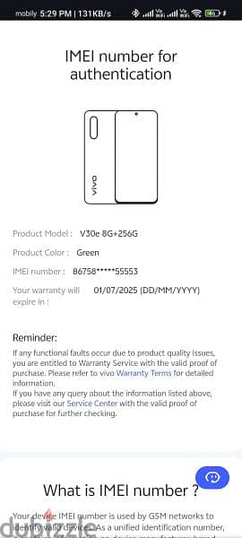 vivo v30e full new PTA approve 3