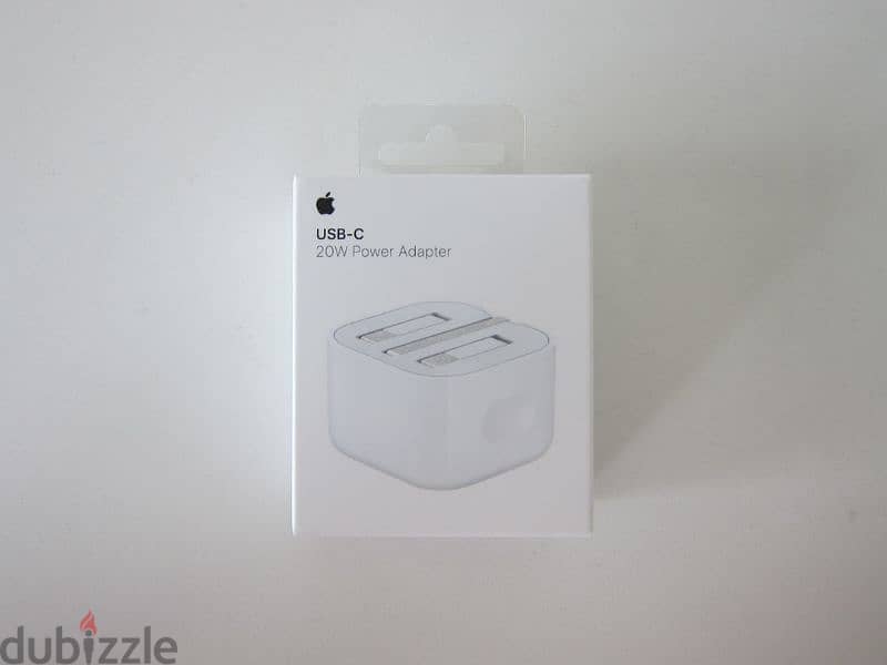 Apple 20W USB-C Power Adapter White & Cable 0