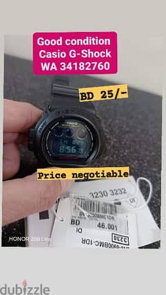 Men G-Shock original send whatsapp 0