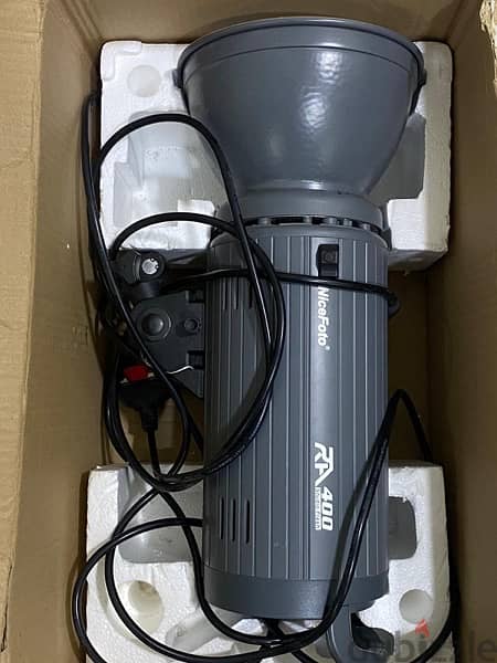 NiceFoto photography lights RA-400 400W Studio Flash 2